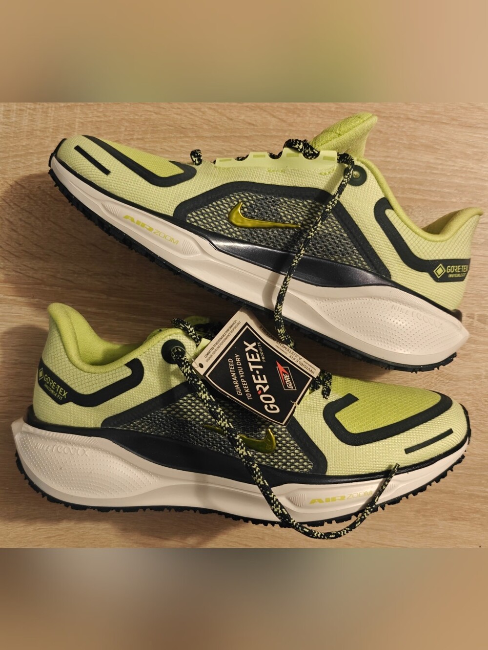 Nike Men's Air Zoom Running Shoes - Volt/Black